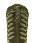 Squash Blossom Boot - Olive Suede
