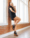Becca Wedge - Jet Black