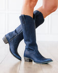 Plain Jane Boot - Midnight Navy