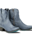Plain Jane Bootie - Washed Denim