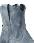 Plain Jane Bootie - Washed Denim
