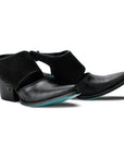 Plain Jane Slingback Mule - Soft Black Suede