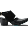 Plain Jane Slingback Mule - Soft Black Suede