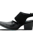 Plain Jane Slingback Mule - Soft Black Suede