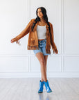 Smokeshow Bootie - Cobalt Metallic