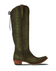 Lexington Knee High Corset - Olive Suede (Jewel of the West)