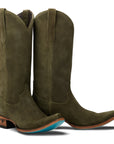 Emma Jane Boot - Olive Suede