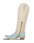 Sandaga Knee High - Powder Blue Ostrich