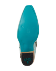 Sandaga Knee High - Powder Blue Ostrich