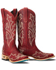 Saratoga Square Boot - Smoldering Ruby