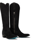Plain Jane Boot - Soft Black Suede