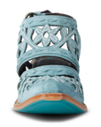 Robin Cut Out Slingback Mule - Powder Blue