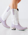 Lexington Boot - Lovely Lavender/Matte White