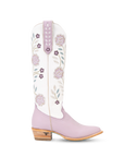 Kenzie Boot - Lovely Lavender/Matte White