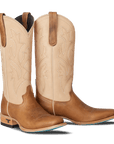 Classic Square Boot - Desert Clay & Pale Ivory