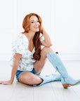 Sweet Memories Knee High - Powder Blue