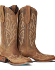 Saratoga Square Boot - Burnt Caramel