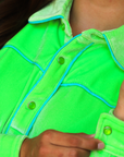NEON DREAM VELVET PERFORMANCE RODEO SHIRT