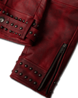 Jacket Featuring Smoldering Ruby Colorway For Modern Everyday Apparel And Layering Options