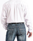 Men's Cinch Solid White Button-Down