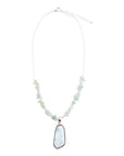 Natural Wonders Blue Larimar and Sterling Silver Necklace