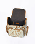 Ohlay Western Cowhide Leather Backpack for Women, Hand Tooled Genuine Leather Travel Bag