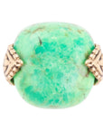 Ornate Lime Turquoise Ring