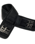 Ovation Airform Chafeless Dressage Girth Steel Roller Buckles Black