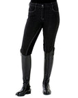 Ovation Euro Melange Full Seat Breech Ladies Antimicrobial Black