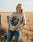 Pasture Sunset Graphic Sweatshirt