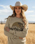 Pray Til The Cows Come Home Graphic Sweatshirt