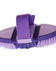 Purple Tough1 Tack Horse Grooming Great Grips Flex Finishing Brush