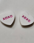 3d Printed Candy Conversation Heart Pins or Earrings Made in America
