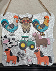3d Farm Animal Cow Horse Tractor Magnets - Build your own farm - choice of styles