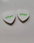3d Printed Candy Conversation Heart Pins or Earrings Made in America