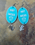 3D Printed Word Salad Earrings