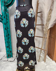 Baha Ranch Turquoise Naja Maxi Skirt