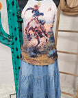 Baha Ranch Vintage Western Cowboy Women's Tank Top
