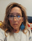 3D Print Western Tooled Turquoise Earrings Made in America