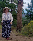 Baha Ranch Ranch Life Western Tiered Prairie Maxi Skirt