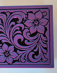 Baha Ranch 3D Tooled Gift Box - choice of colors and sizes