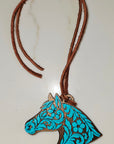 Baha Ranch Year of the Horse Tooled 3d Print Bookmark Keychain Hatpin Magnet Purse Charm Made in America
