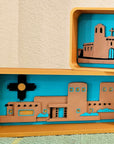 3d New Mexico Adobe Display Accessory Trinket Tray Box