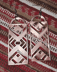 3D Print Southwest Aztec Western Earrings Made in America choice of colors