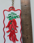 Choice of 3D print Keychains Mexico Cinco de Mayo Chili Sugar Skull Made in America