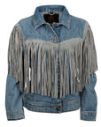 Mason Denim Fringe Jacket