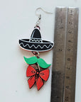 3D Print Mariachi Sombrero Earrings Made in America