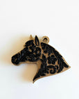 Baha Ranch Year of the Horse Tooled 3d Print Bookmark Keychain Hatpin Magnet Purse Charm Made in America