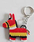 3D Print Mexico Theme Pinata Llama Donkey Party Fiesta Keychain