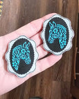 Baha Ranch 3D Horse Equine Bookmark Earrings Pin Magnet made in America